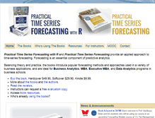 Tablet Screenshot of forecastingbook.com